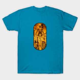 Flying Golden Robot Astronaut T-Shirt